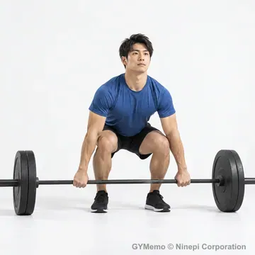 クリーンデッドリフトの開始姿勢