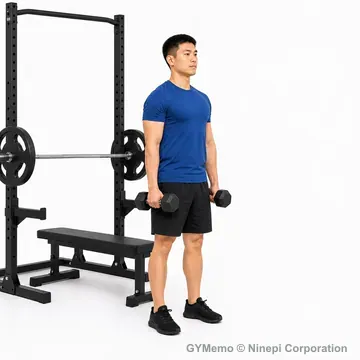 ハンマーカールの開始姿勢