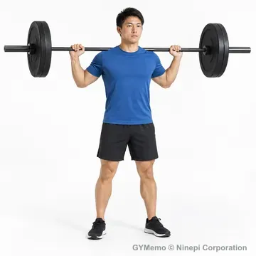 ポーズスクワットの開始姿勢
