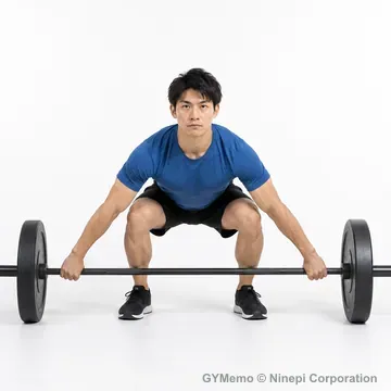 スナッチデッドリフトの開始姿勢