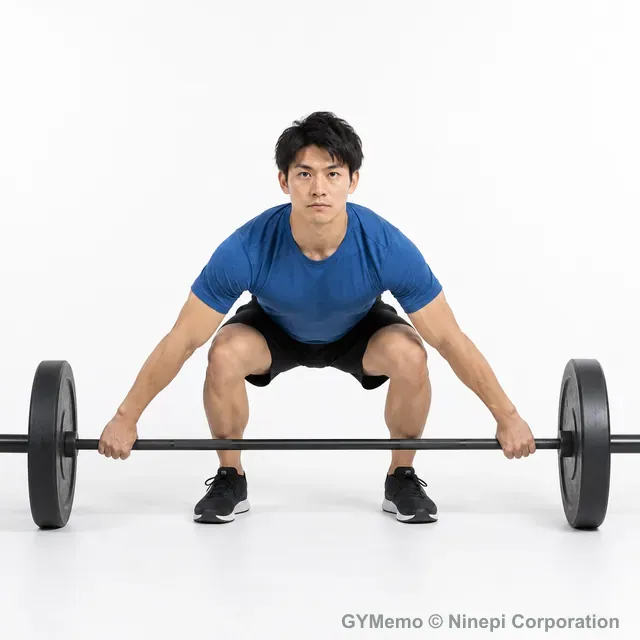 スナッチデッドリフトの開始姿勢
