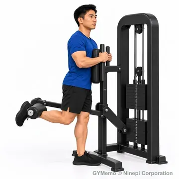 スタンディングレッグカールの開始姿勢