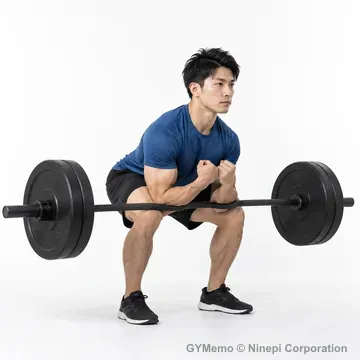 ゼルチャーデッドリフトの開始姿勢